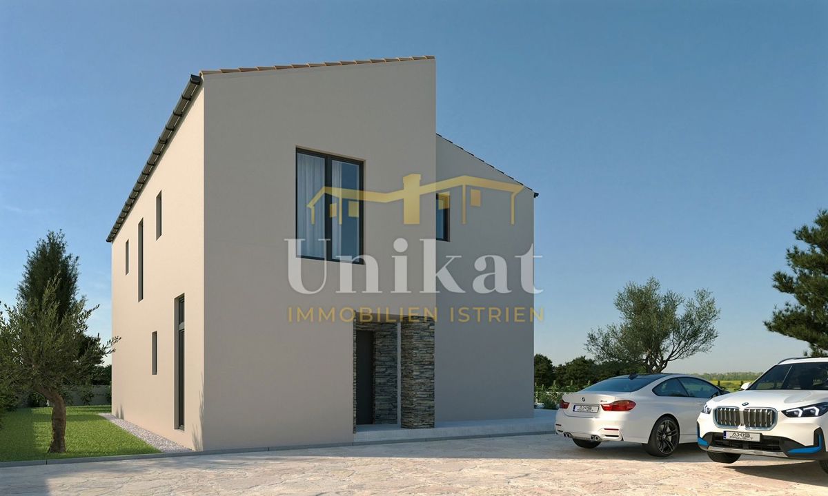 Projekt novogradnje - hiša s bazenom